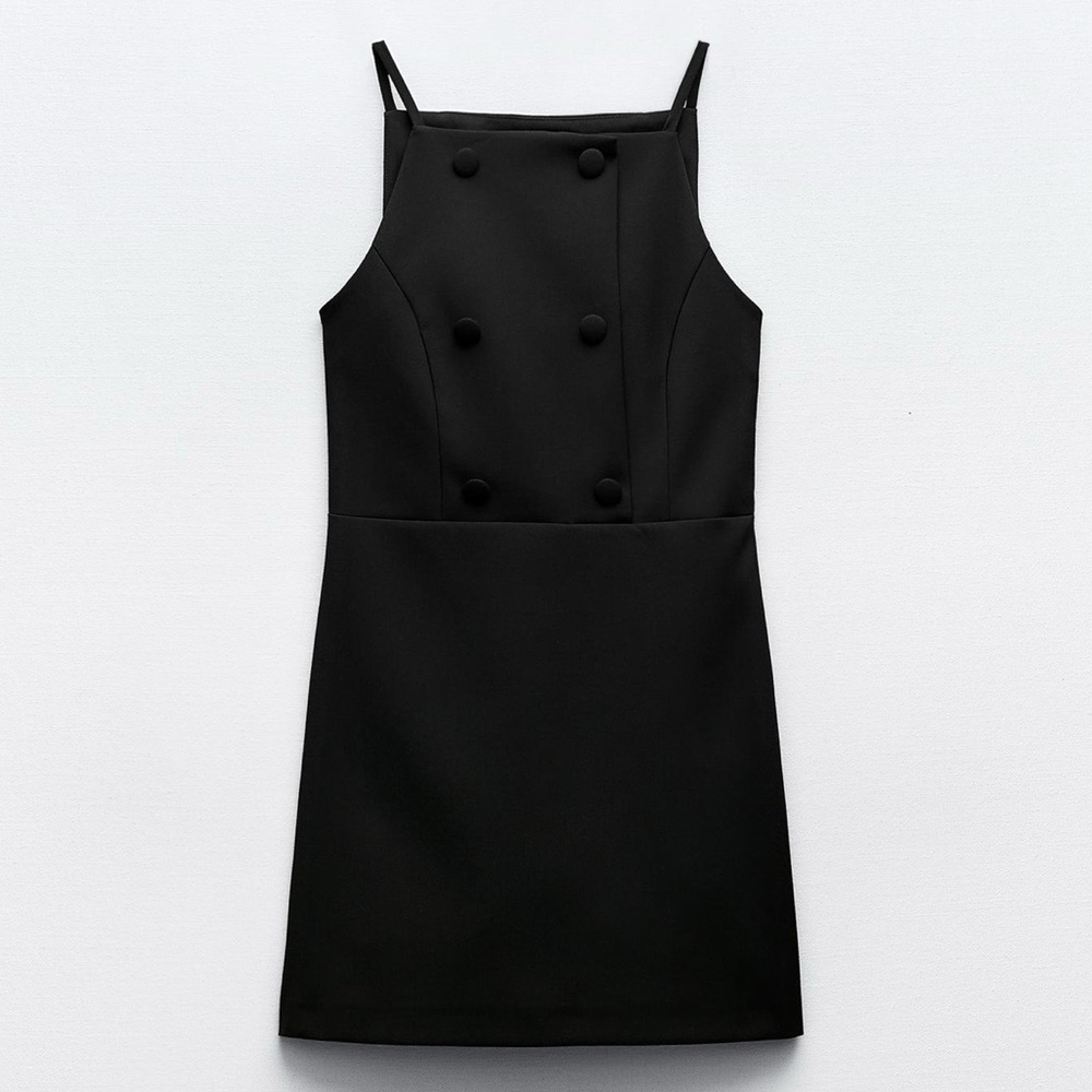 NWT Zara Mini Dress with Buttons